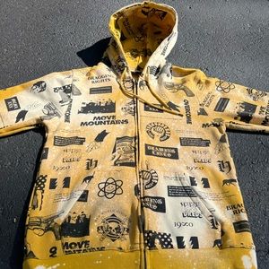The Hundreds - Warning - Zip Up Hoodie (L)